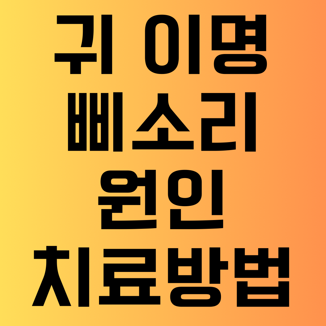 귀 이명