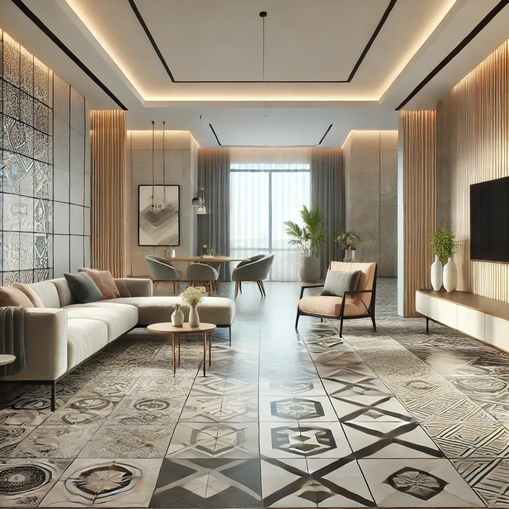 거실-타일의-포인트-디자인-및-창의적-활용