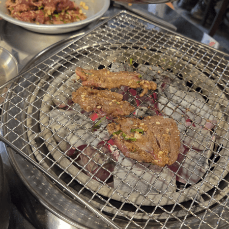 의령 마늘 즉석 양념소갈비