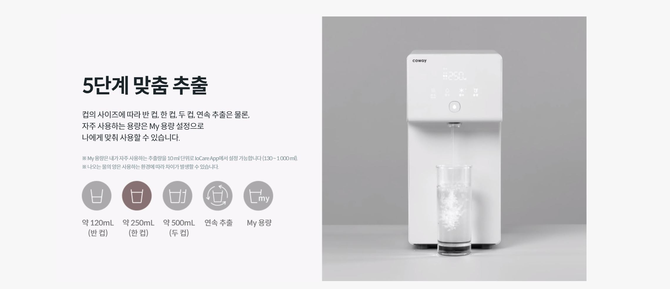 웅진코웨이 정수기