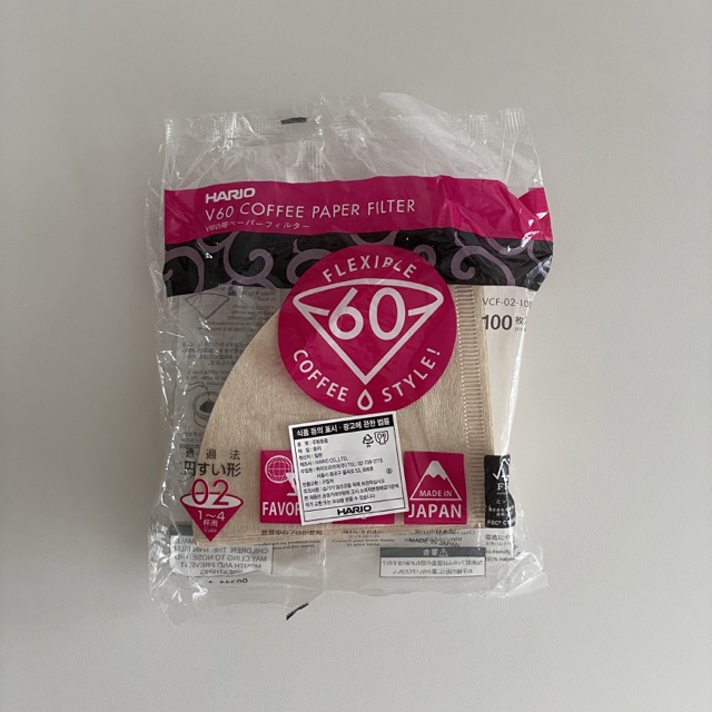 하리오-V60-커피-필터-포장된-모습