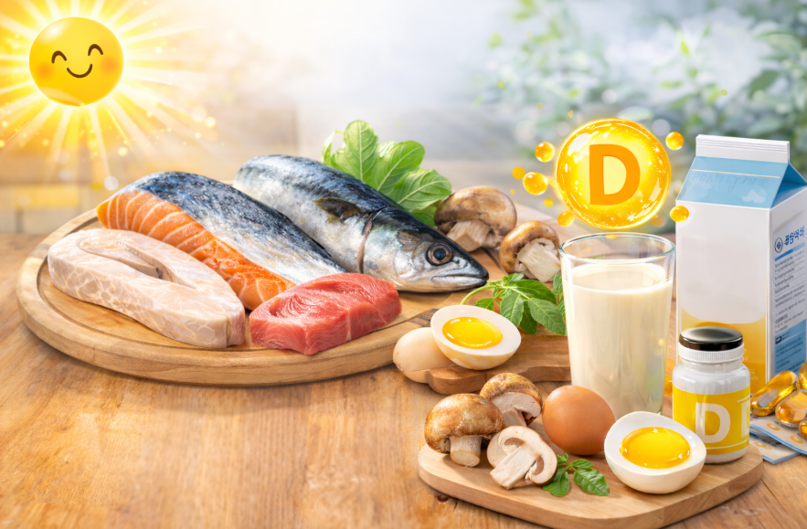 비타민 D는 음식으로 충분히 섭취하기 어려운 영양소로 알려져 있지만 식단을 통해서도 일정량을 보충할 수 있습니다.