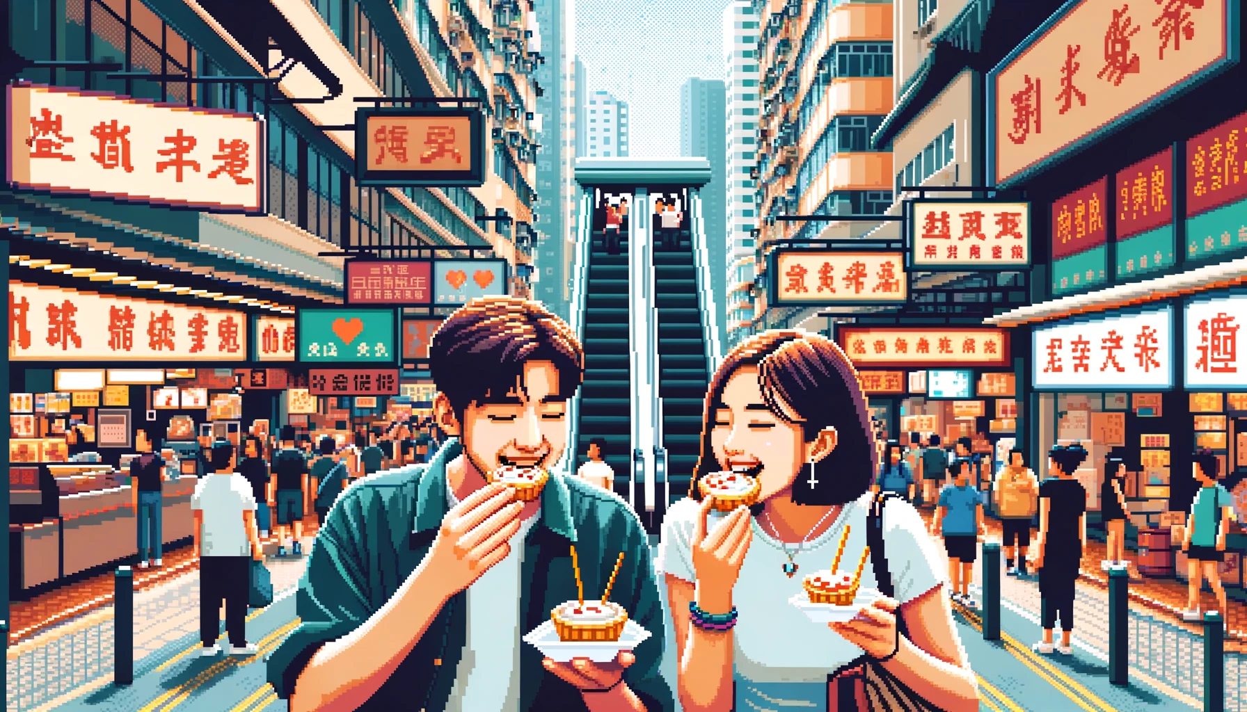 미드레벨 에스컬레이터&소호벽화거리