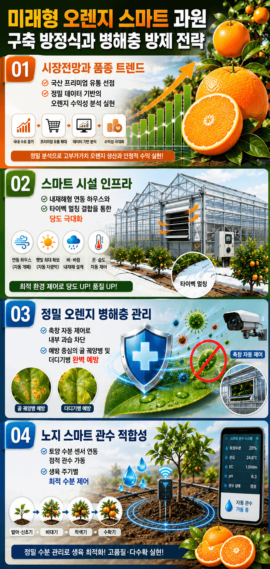 오레지 스마트 과원 인포그래픽