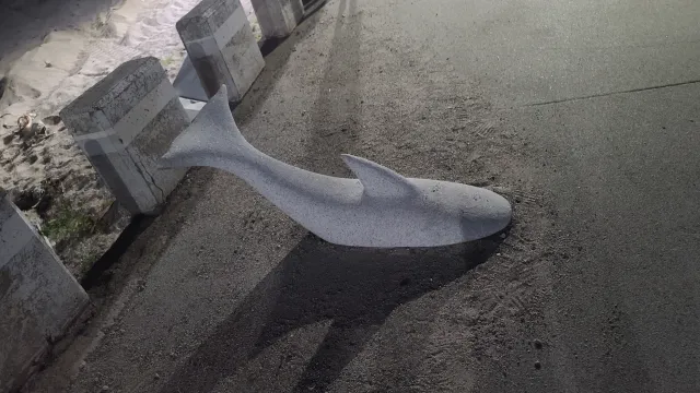 고아라해변 조각품