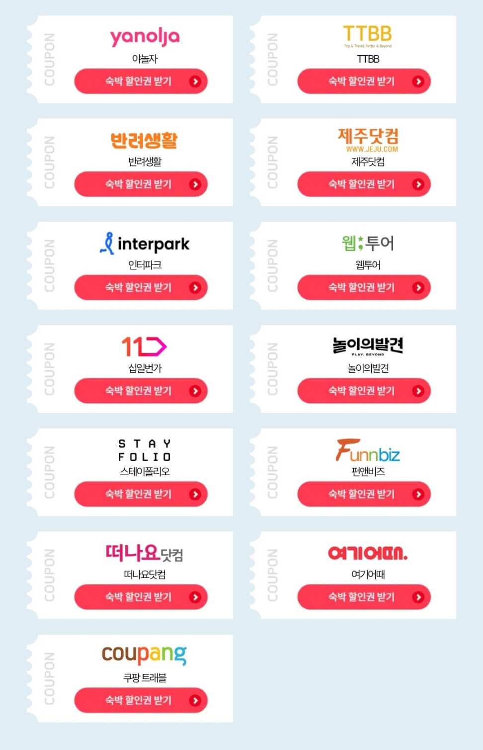 숙박세일 페스타 할인쿠폰 사용후기