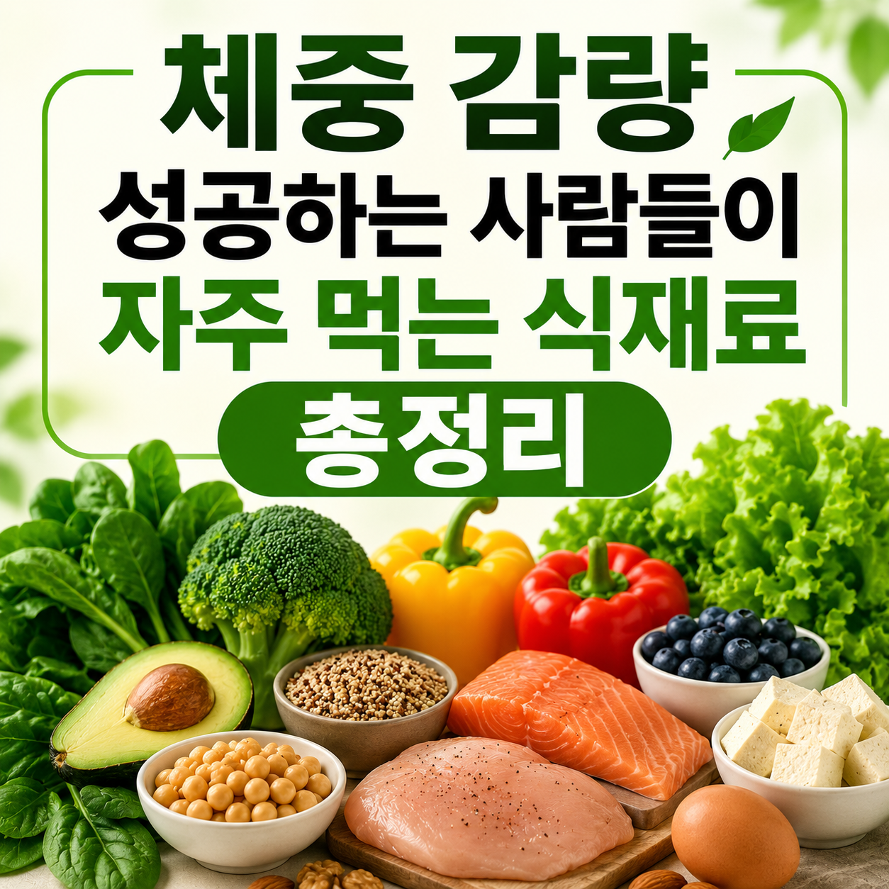 다이어트 식단 필수 식재료