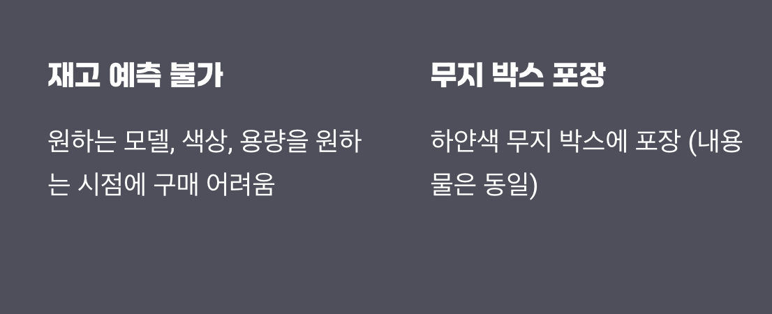 아쉬운 점도 분명히 존재한다