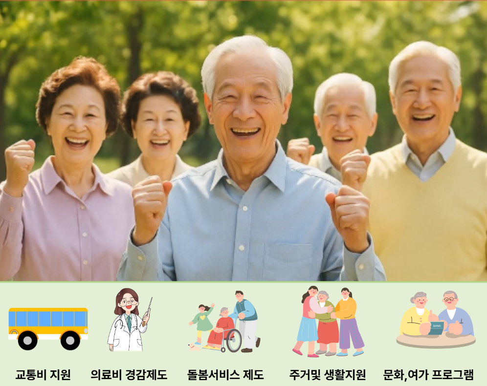 노년층 복지 혜택의 중요성 관련 이미지