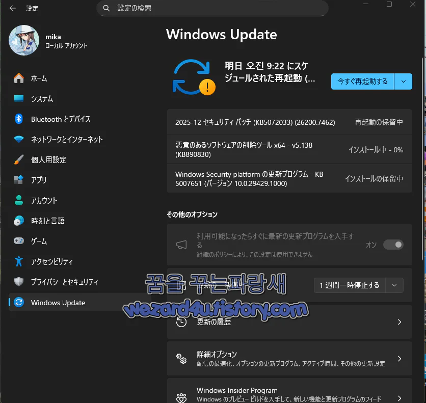 윈도우 11 KB5072033