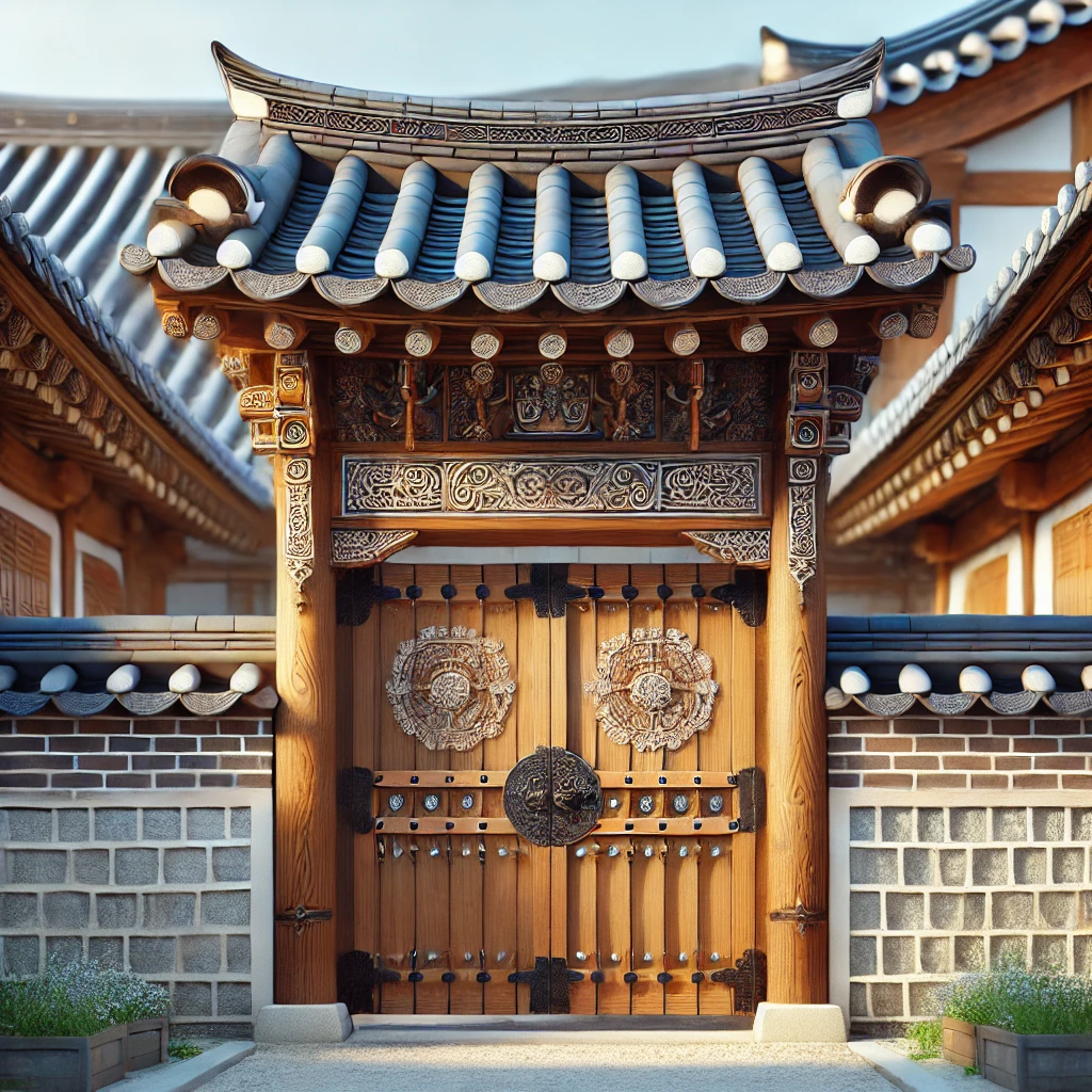 전통 한옥 대문: 형태, 기능구분, 재료와 장식요소에 대한 글의 이해를 돕기 위한 사진