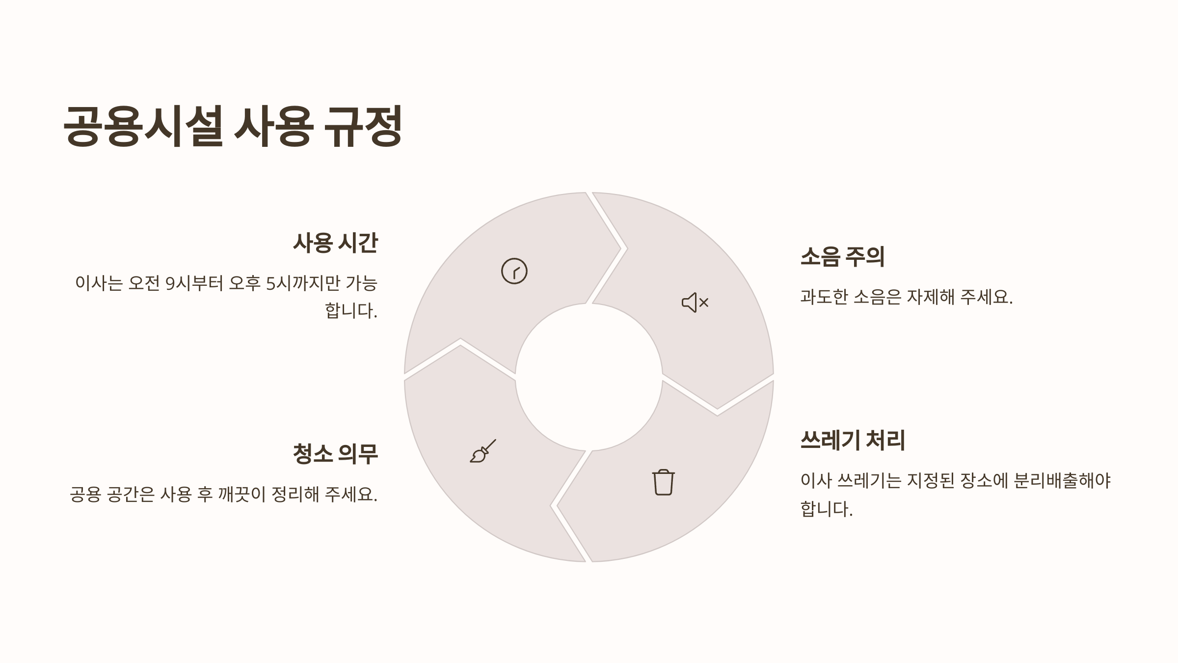 아파트 공용시설 사용규정