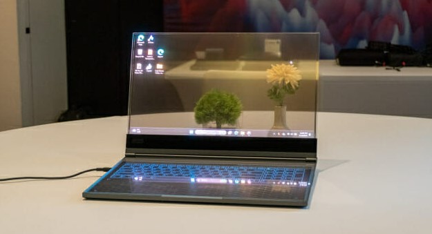 MWC 2024, 레노바 투명 디스플레이 노트북 공개