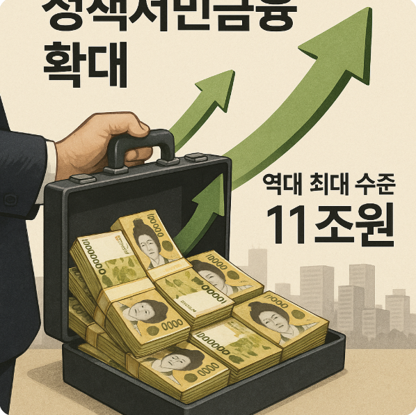 2025년 저액서민정금융 확대관련 이미지