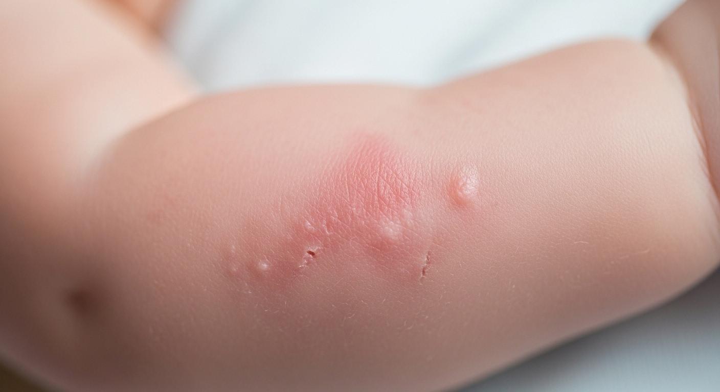 아기 피부 오돌토돌 아토피