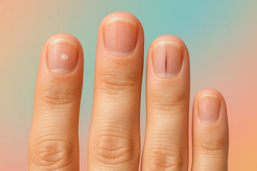 손톱 세로줄 울퉁불퉁