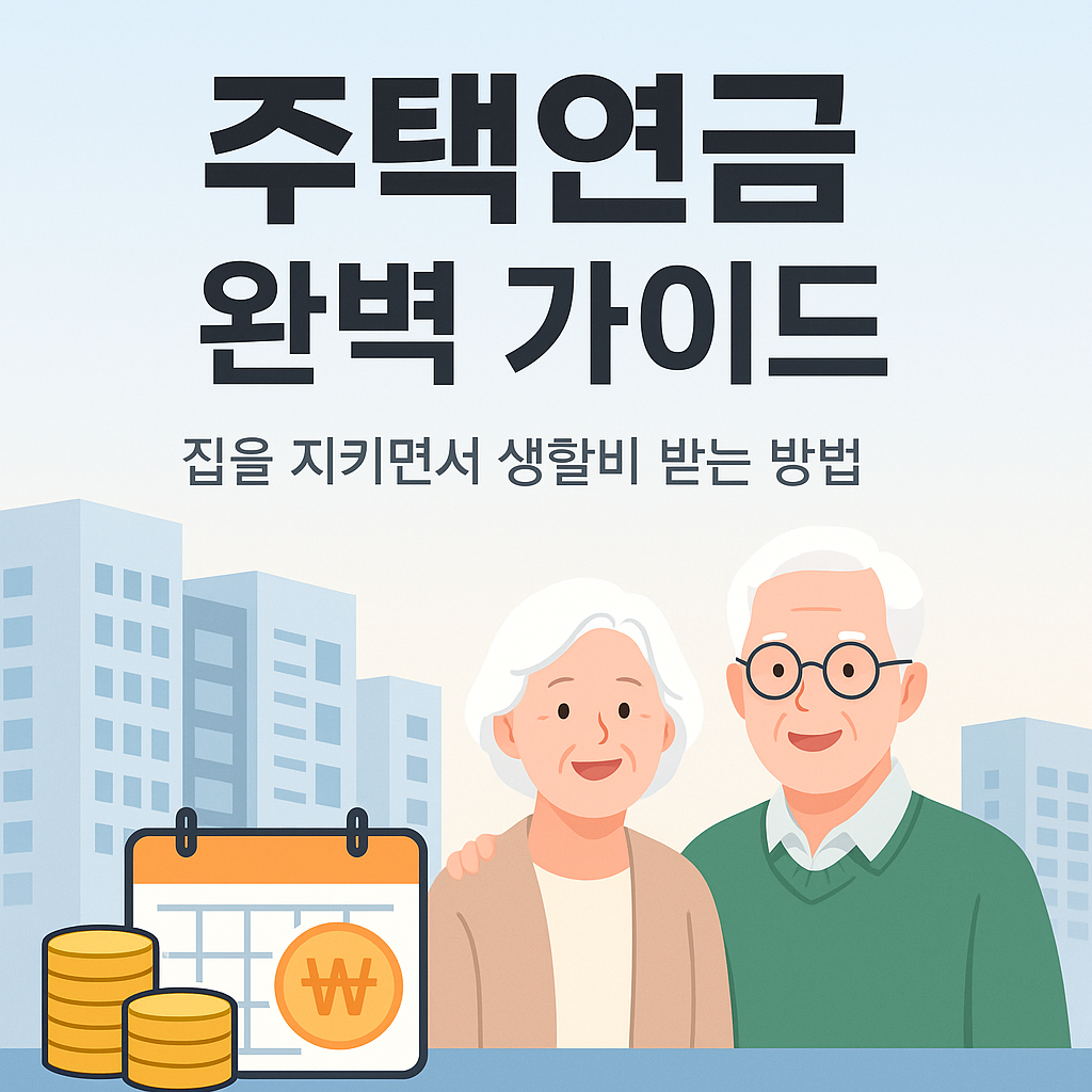 주택연금 완벽 가이드 집을 지키면서 생활비 받는 방법