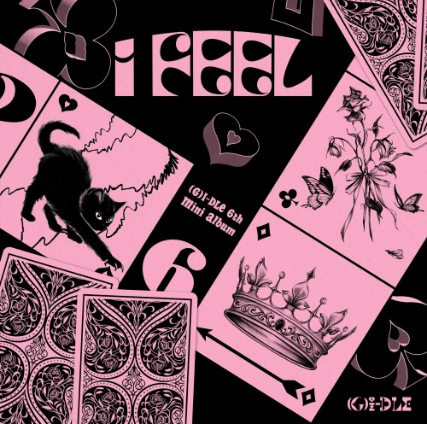 NME K-pop songs 여자아이들 앨범커버