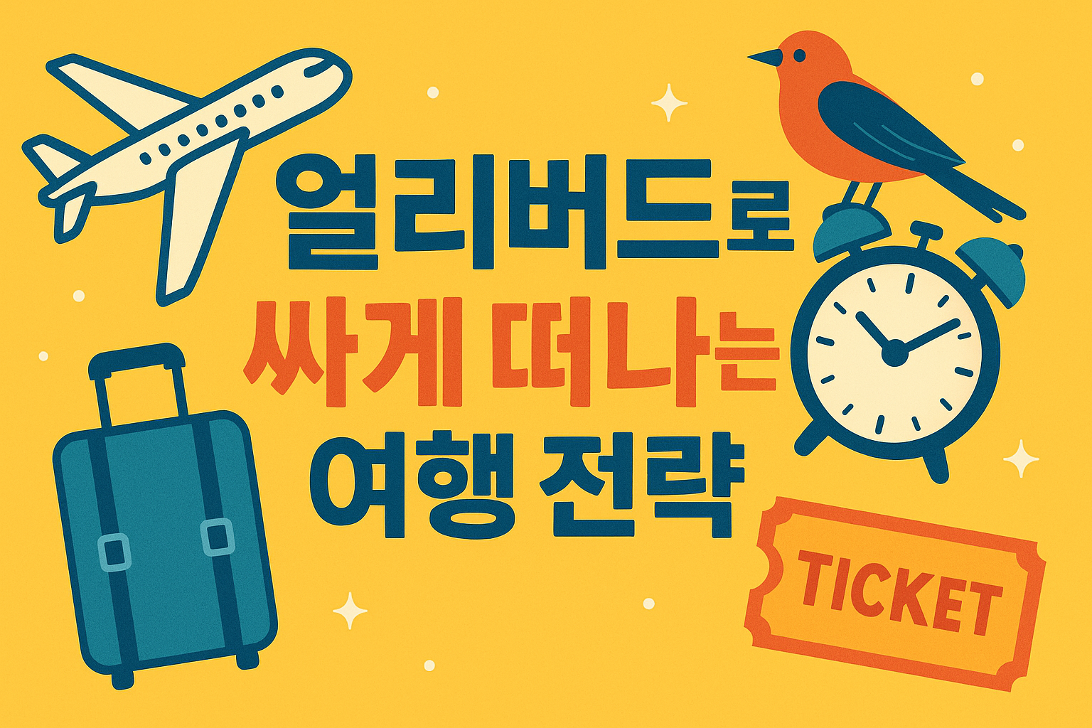 얼리버드로 싸게 떠나는 여행 전략