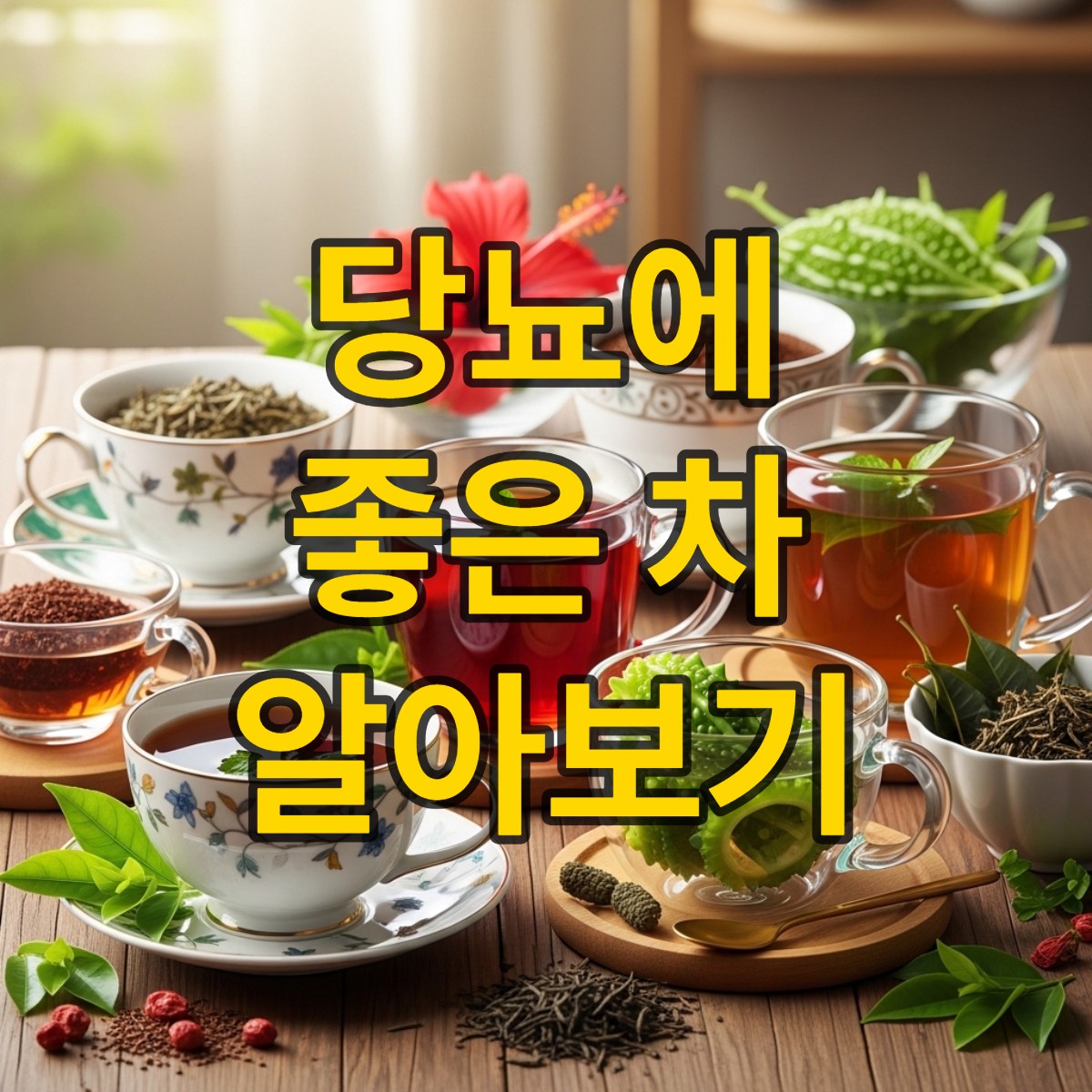 당뇨에 좋은 차 알아보기