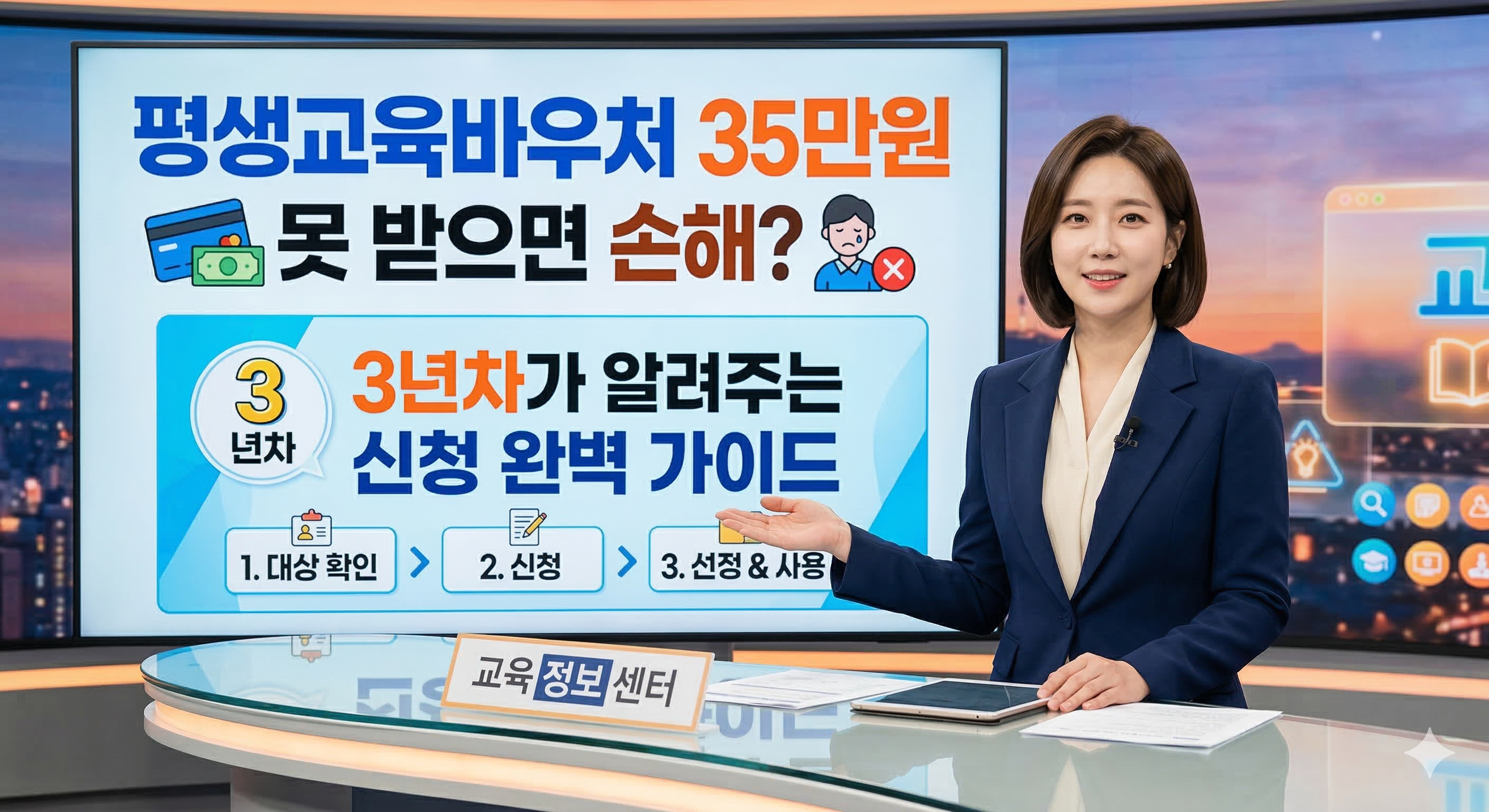 평생교육바우처 35만원 못 받으면 손해