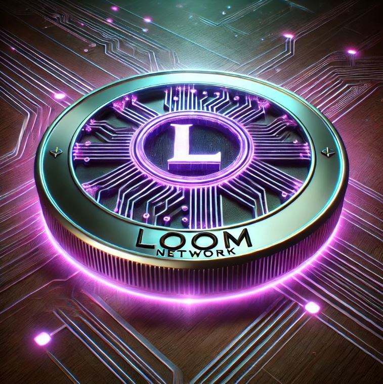 룸네트워크(LOOM) 코인 이미지화