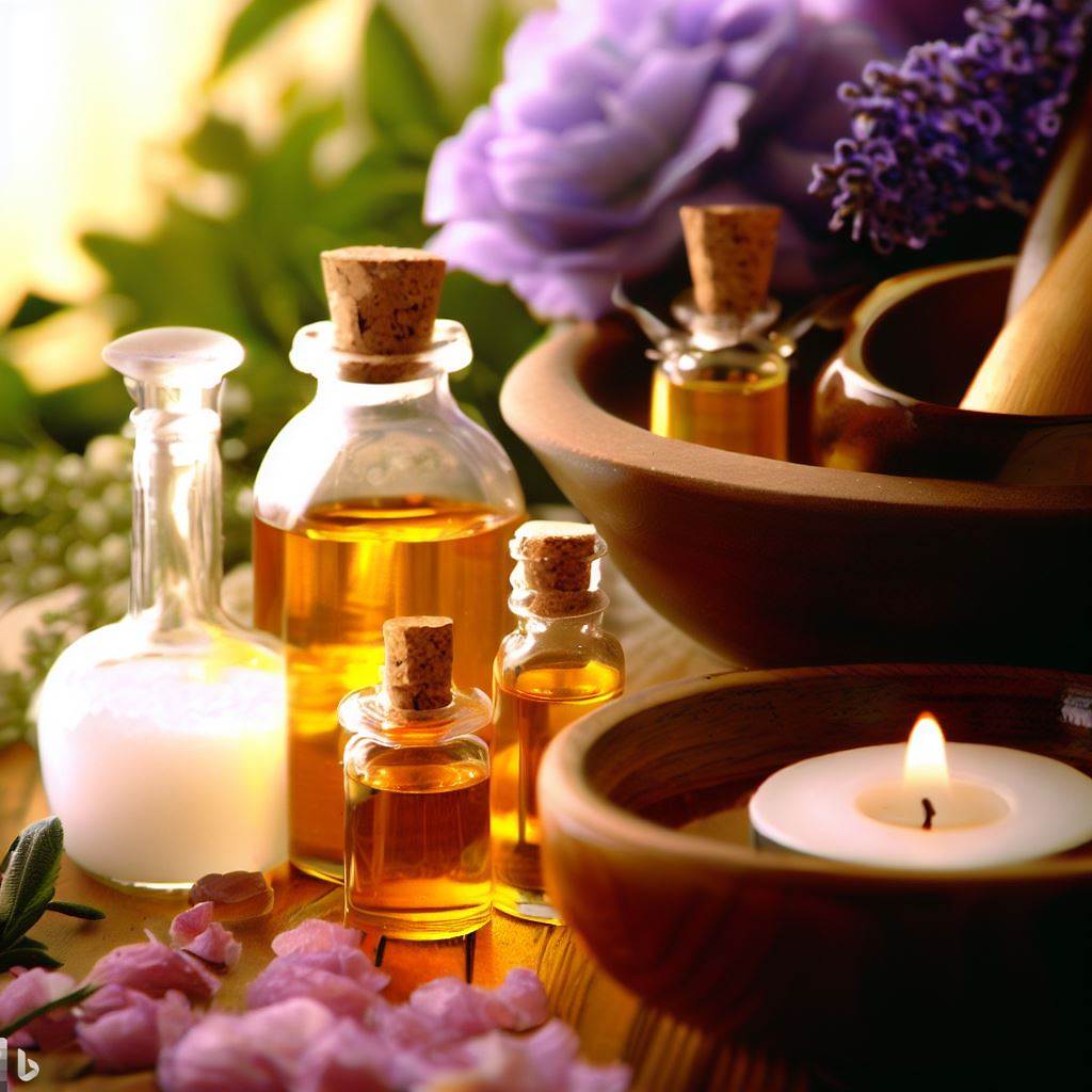 아로마 디퓨저와 에센셜 오일