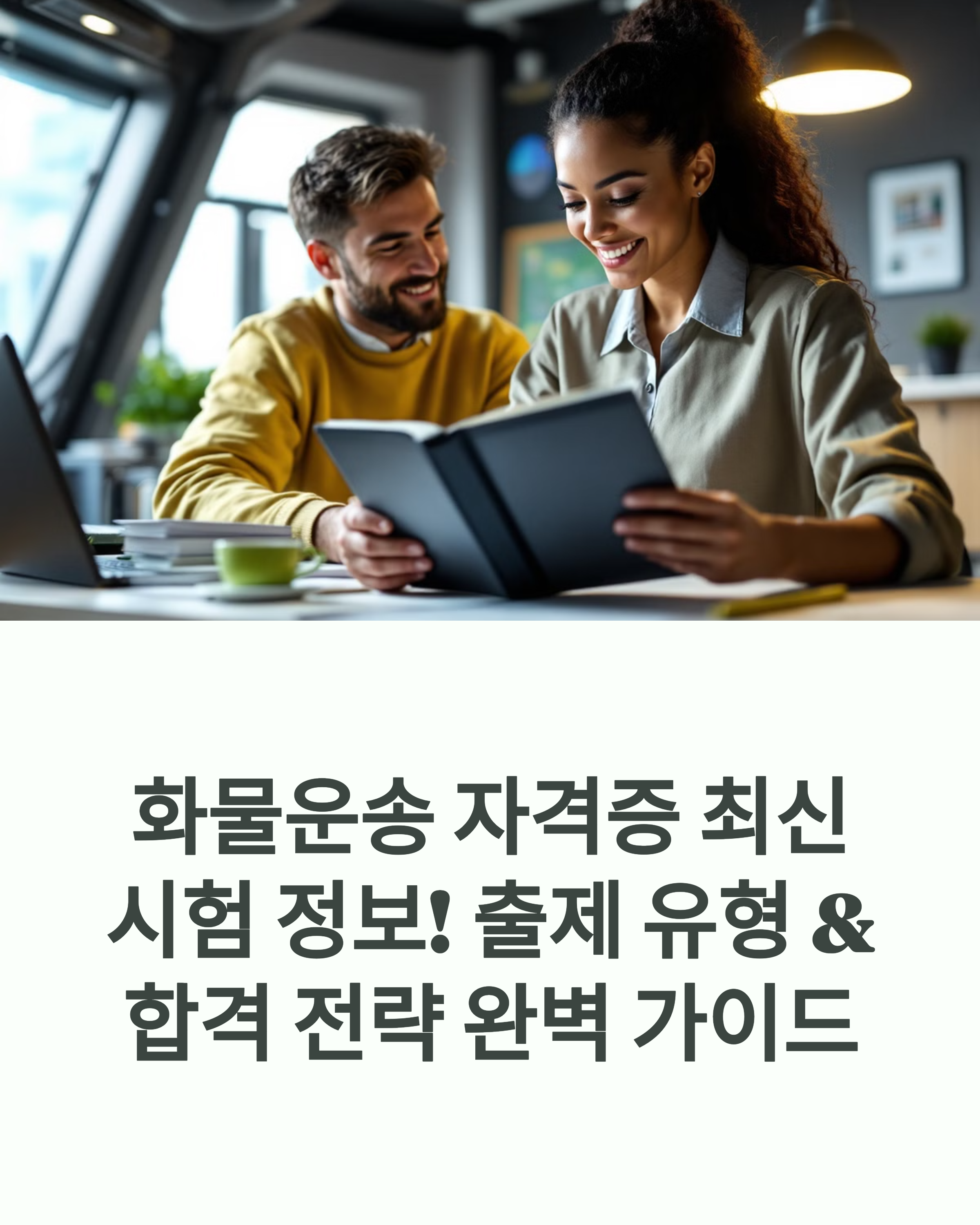 화물운송 자격증 최신 시험 정보! 출제 유형 & 합격 전략 완벽 가이드