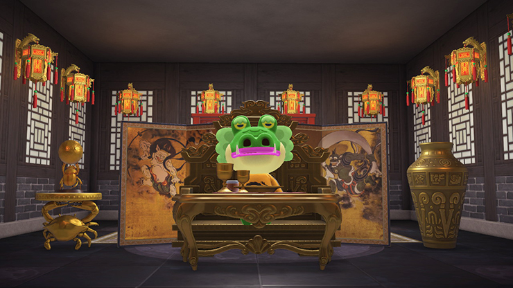 용남이 운수 좋은 방 모동숲 해피홈 파라다이스 인테리어