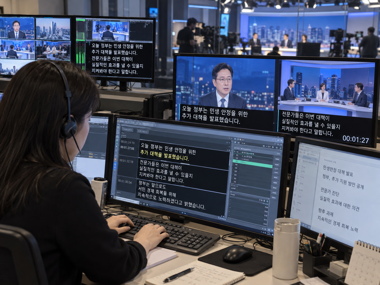 TV 자막은 누가 만들까? AI가 등장하면서 달라진 속기사의 일