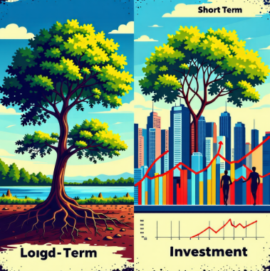 단기투자vs장기투자 관련 이미지