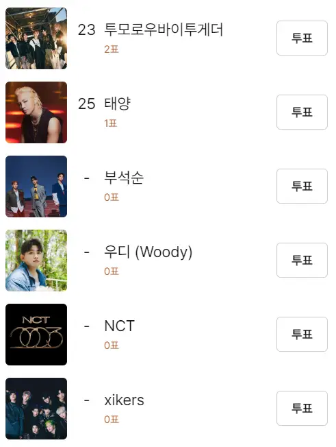 제38회-골든디스크-어워즈-남자-인기상-후보