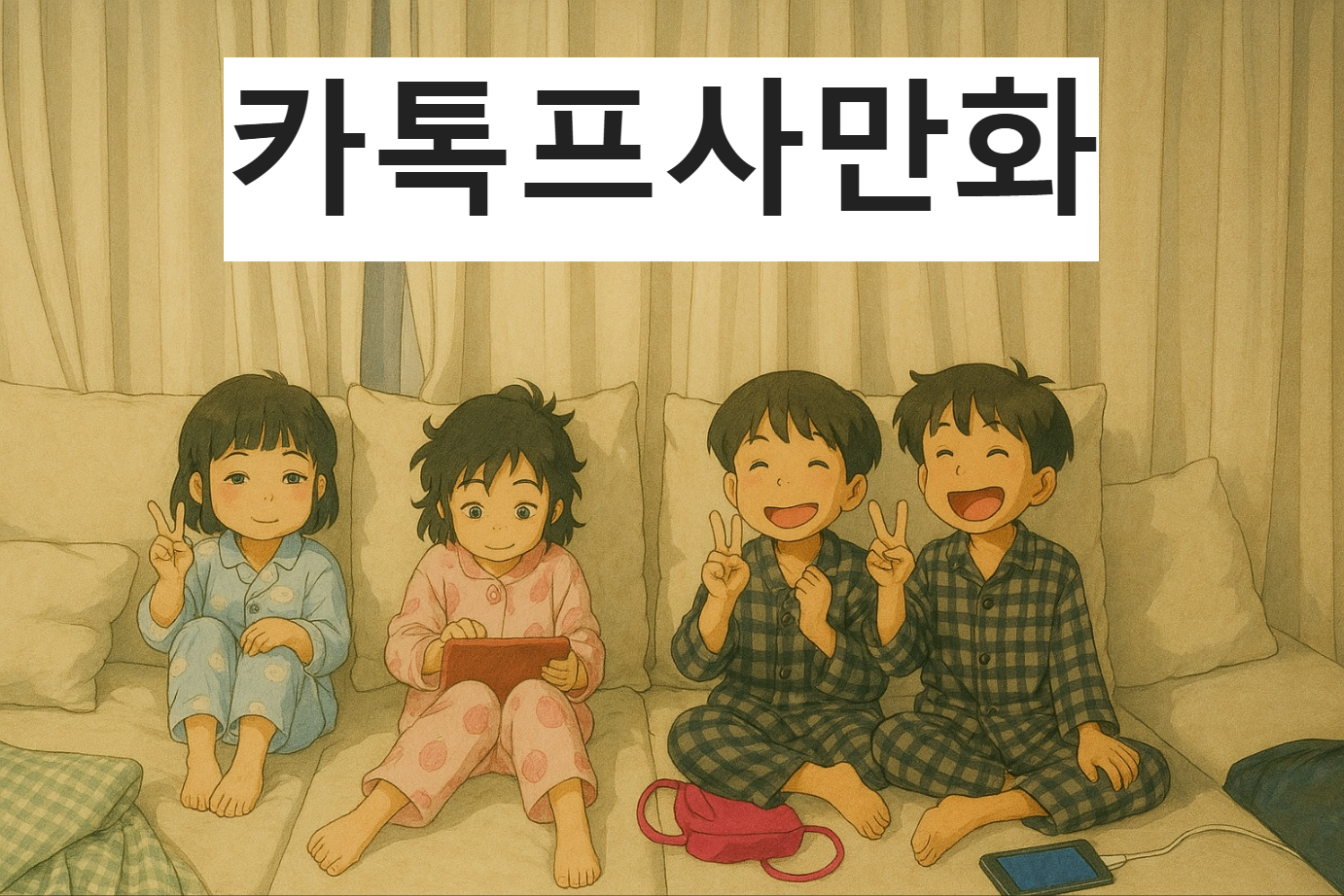 카톡프사만화