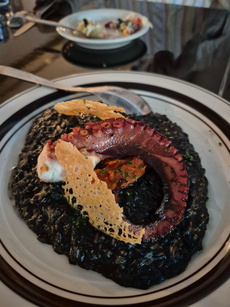 문어 먹물 리조또