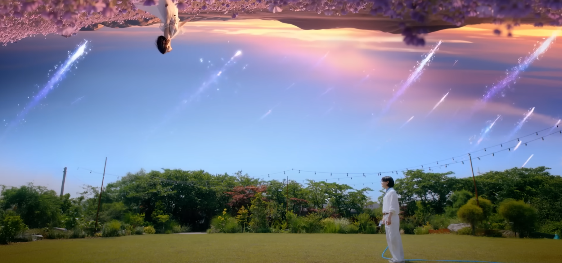 서로 다른 세상에 있는 두사람