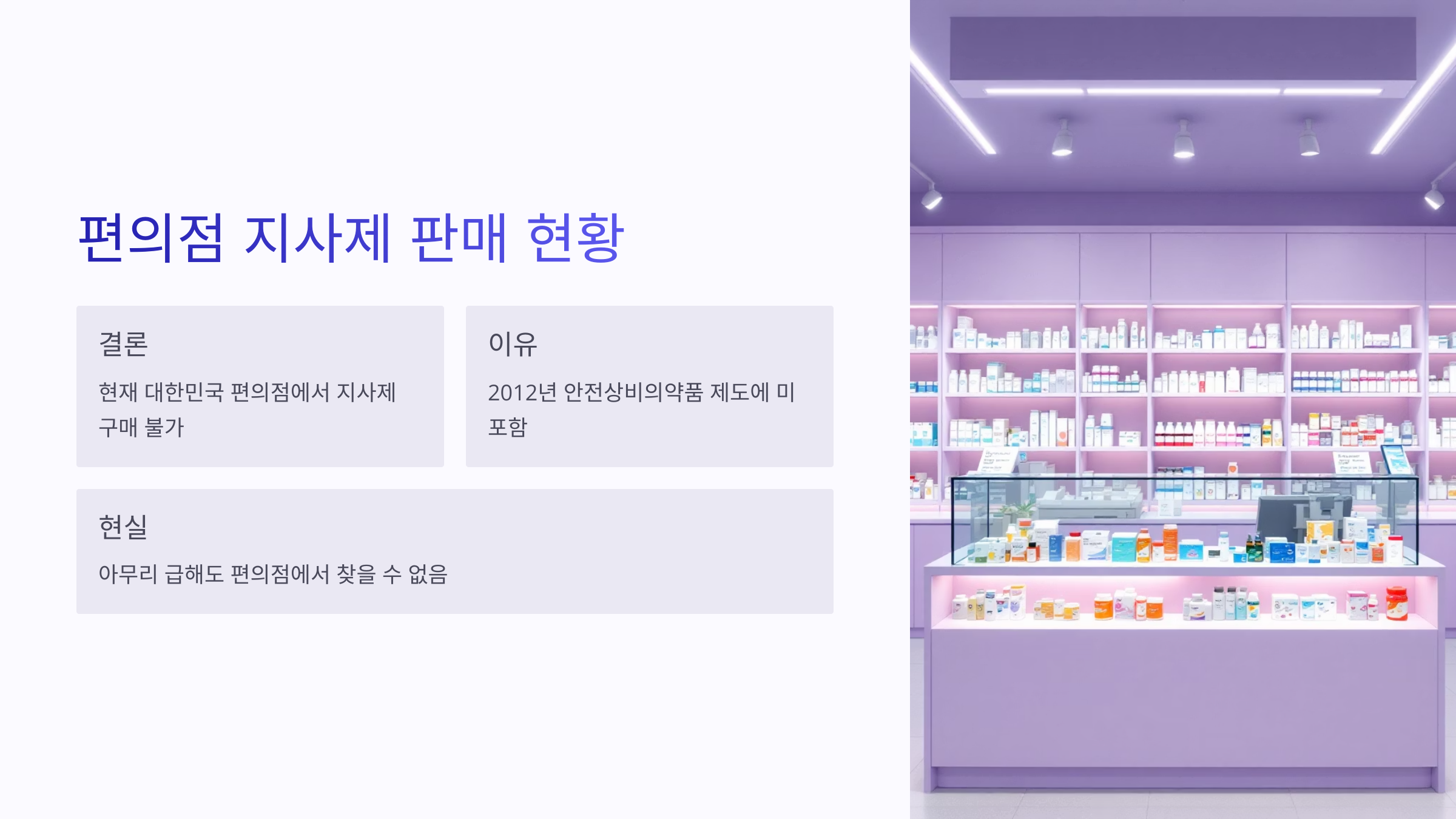 편의점 지사제