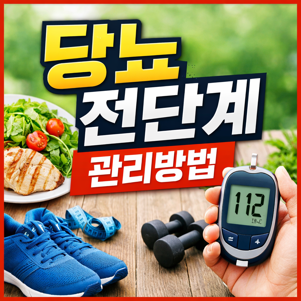 당뇨 전단계 관리방법