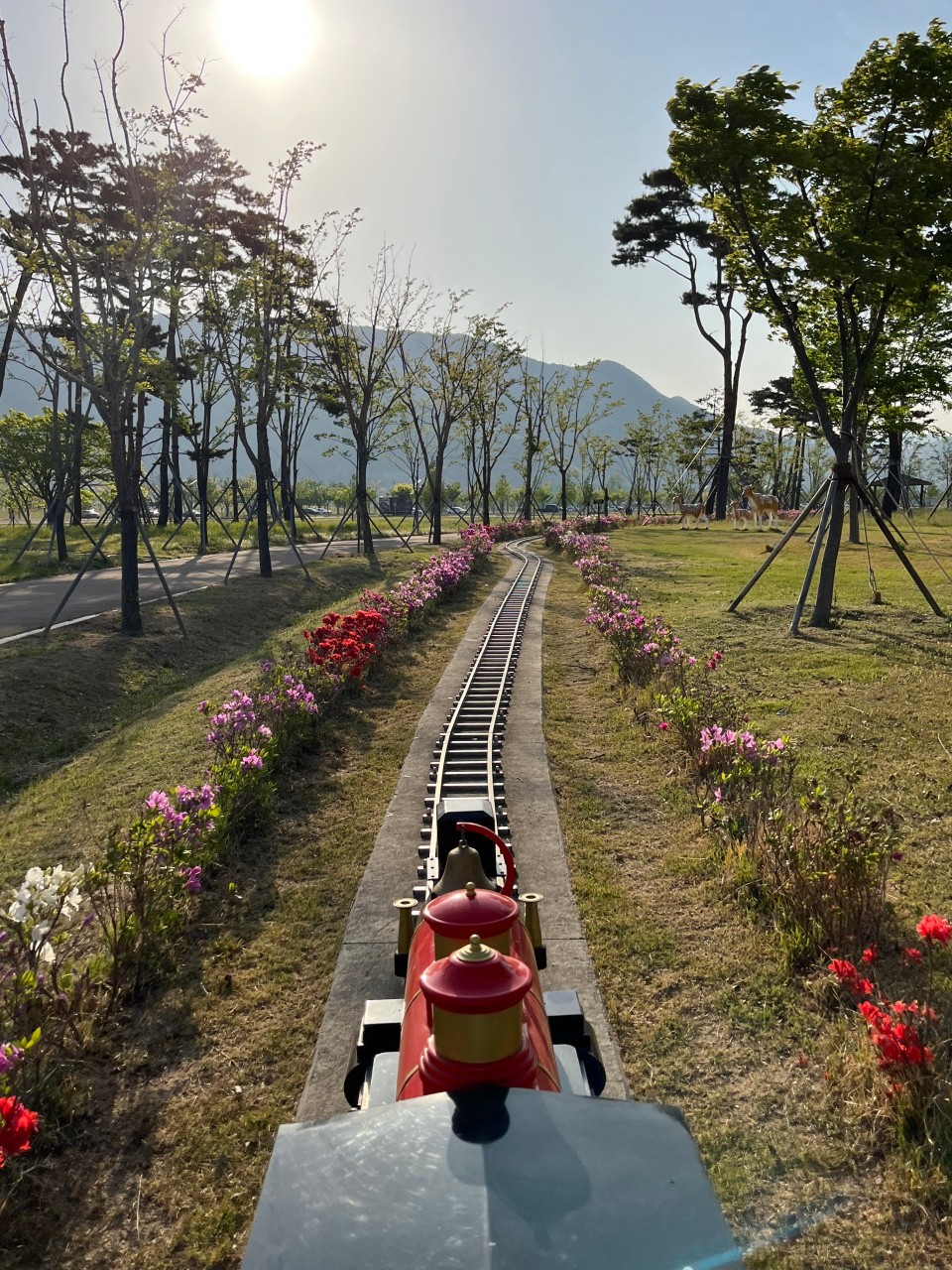 황산공원 미니 기차