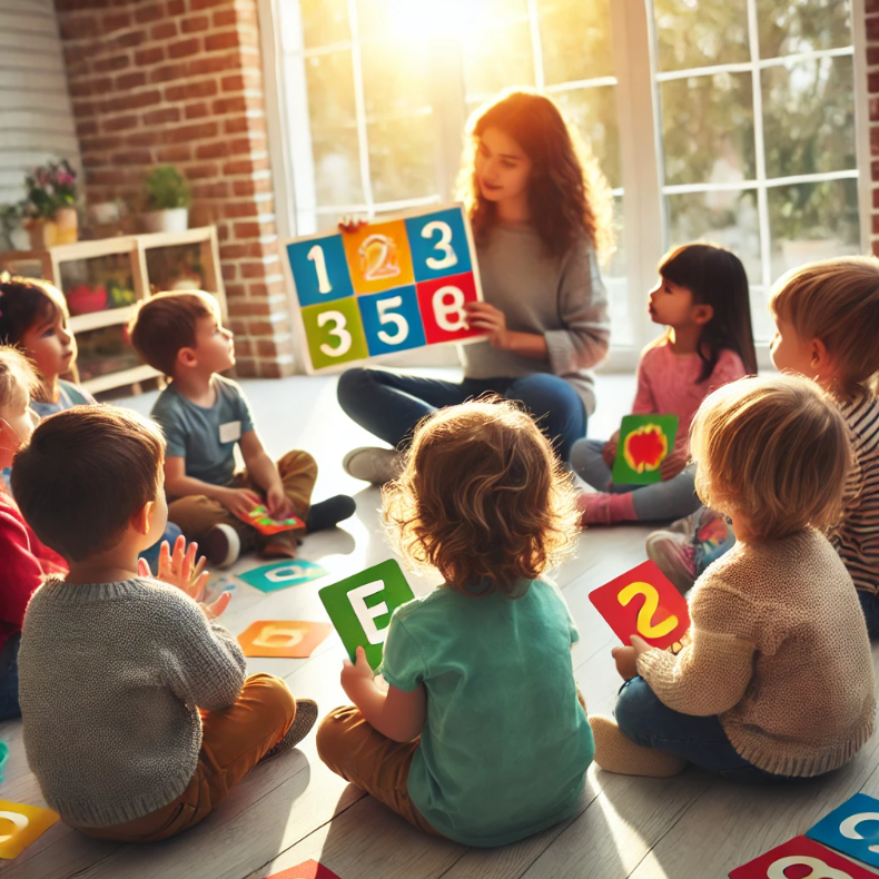 조기 교육 현장 모습-수학 교육