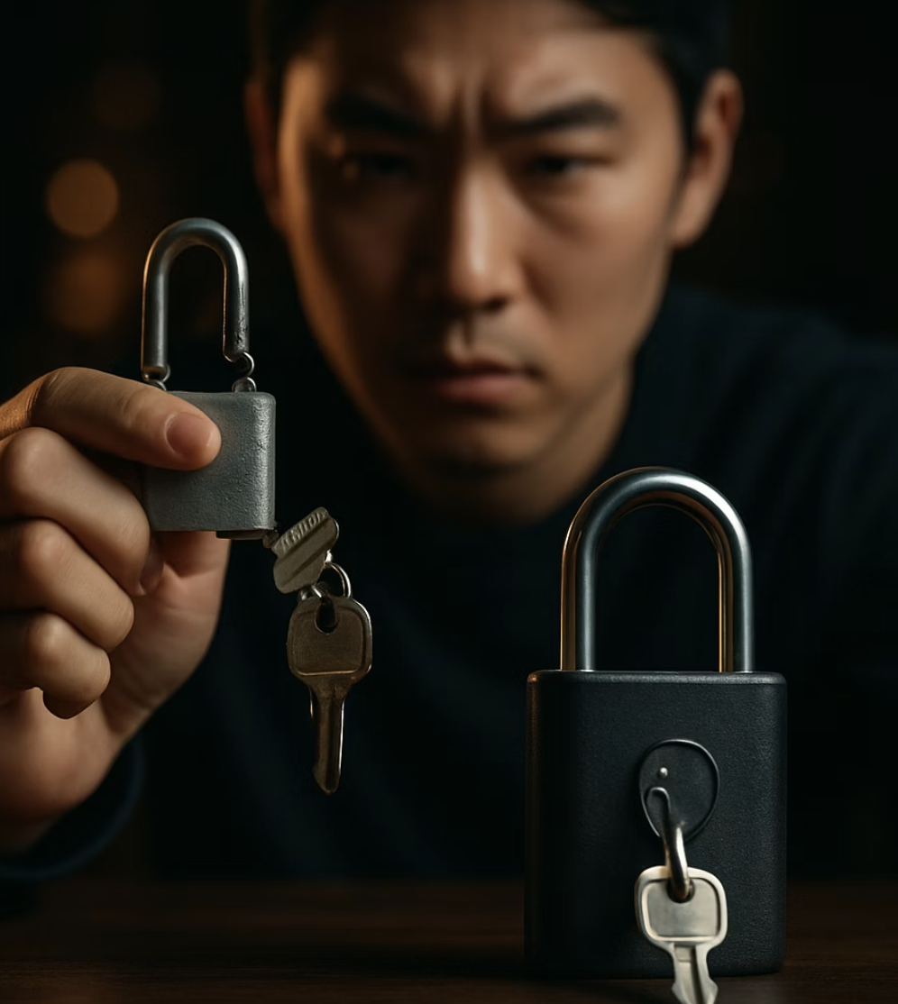 보안성의 결정적 차이, '전달 과정'의 유무