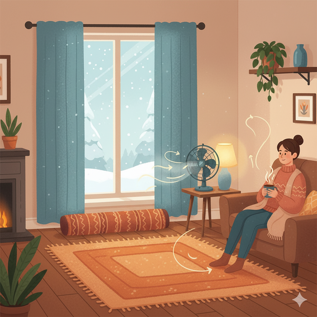 겨울철 전기요금 절약법 – 히터·난방 효율 높이기