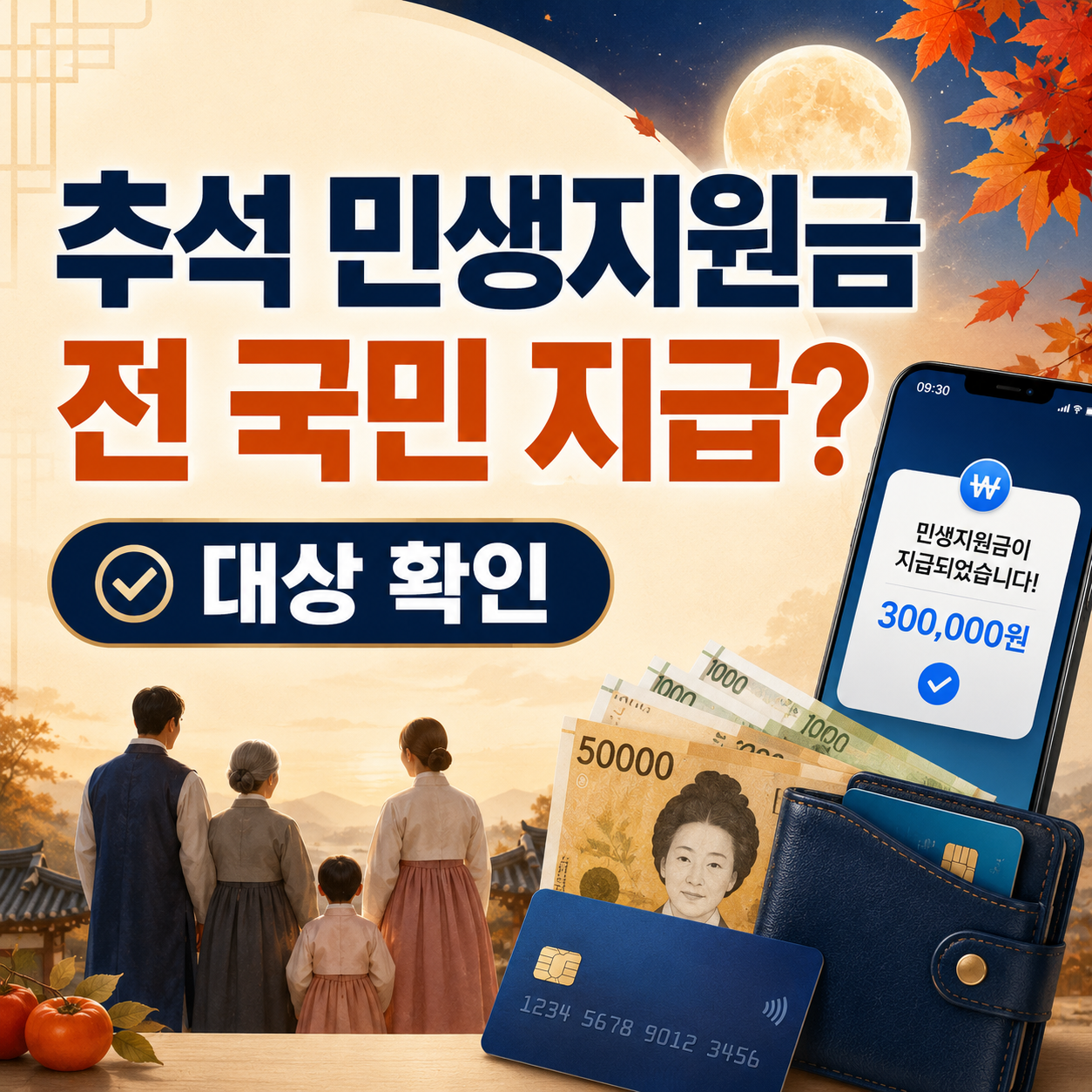 2026 추석 민생지원금