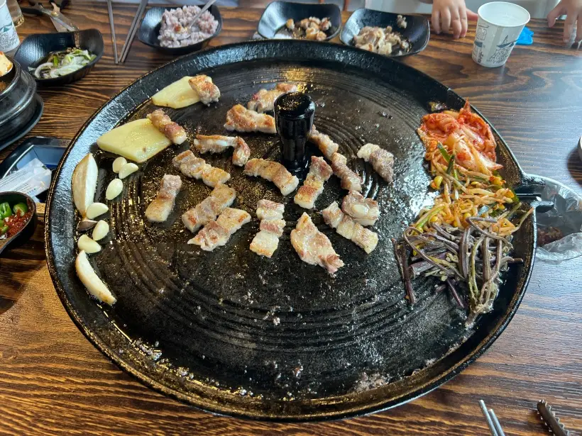 삼겹살과 우삼겹