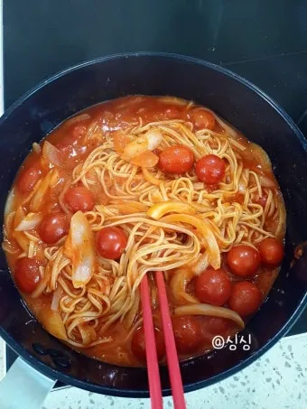 토마토 스파게티 만드는 방법 레시피_15