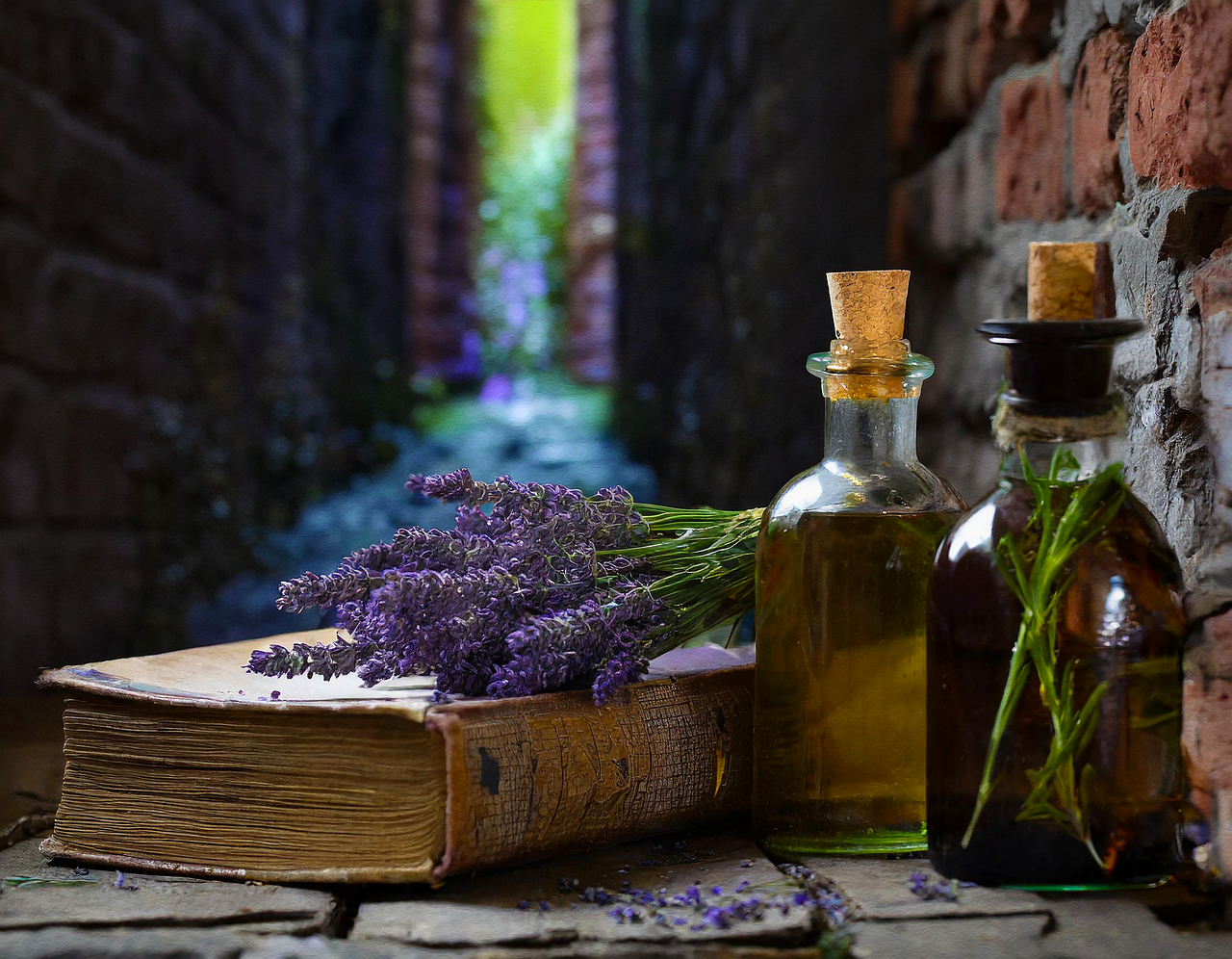 에센셜 오일 사진