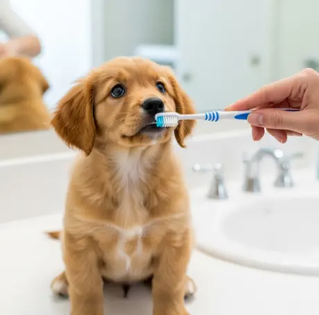 강아지 양치질해도 입냄새 나는 이유-1