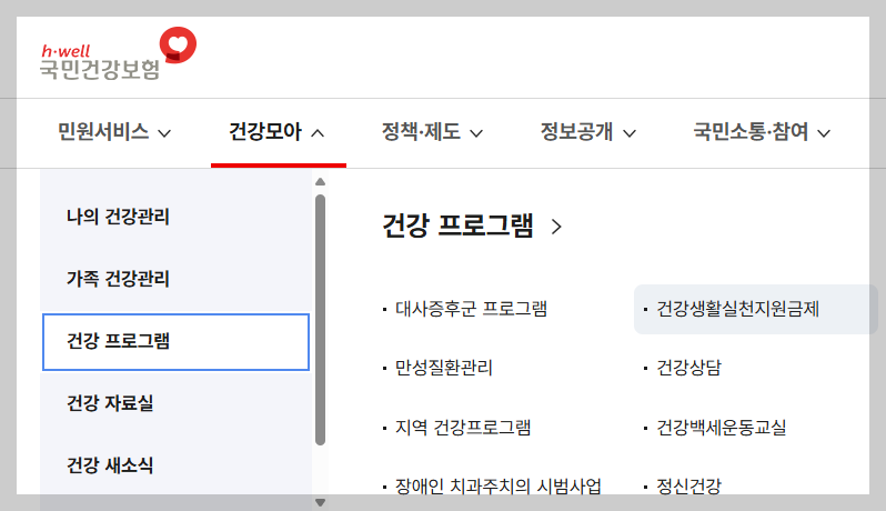 국민건강보험 건강생활실천지원금제