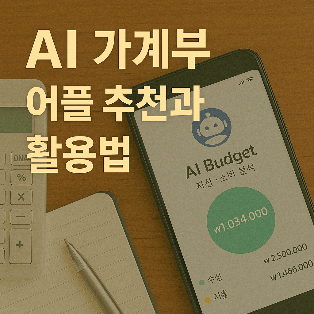 AI 가계부 어플 추천과 활용법