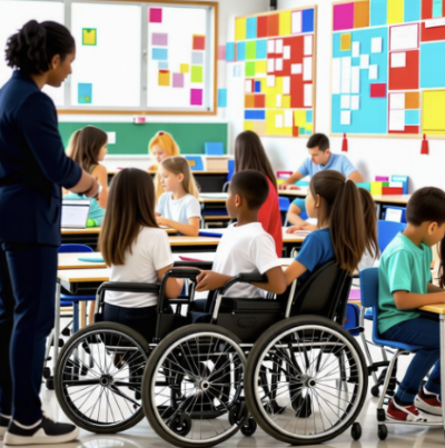 장애학생 통합교육 이미지