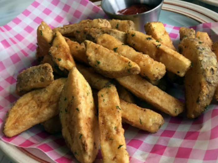 모슬포 감자로 만든 생감자튀김